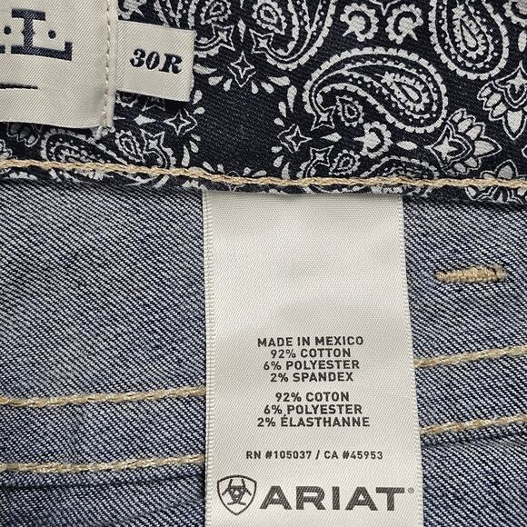 ARIAT R.E.A.L. Denim Spitfire Boot Cut Riding Jeans Size 30R - Picture 11 of 12